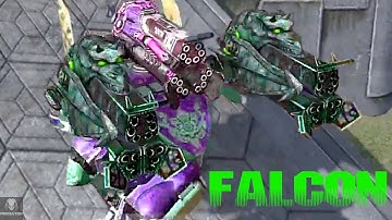 Beast Falcon Obliterating Bots - Ambushing Robots With 3X Glacier Rockets | WR