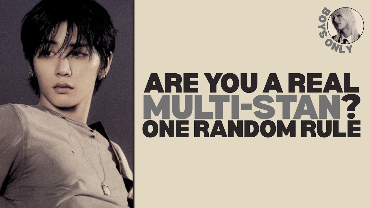 ARE YOU A REAL MULTI-STAN? | ONE RANDOM RULE | KPOP BOY GROUP QUIZ | KBGZONE (KPOP GAMES)