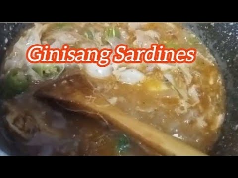 Ginisang Sardines | Easy recipe