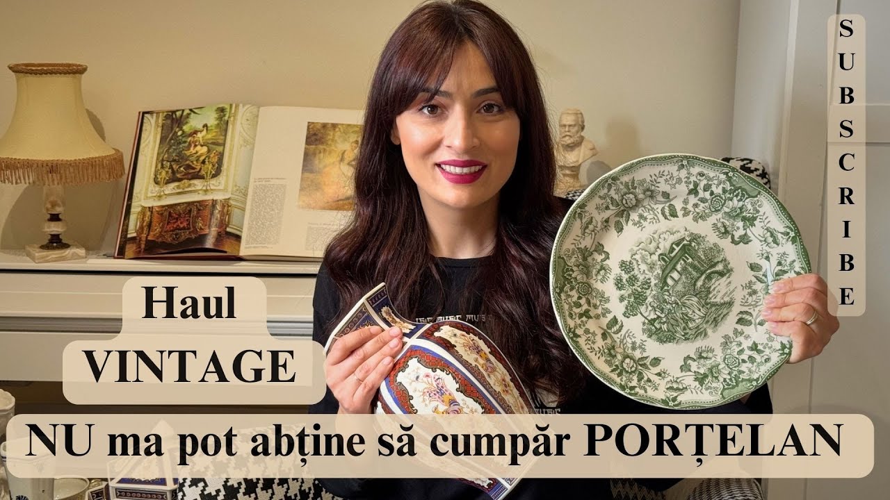 AJUTOR! Ce mă fac cu așa mult PORȚELAN? | HAUL MARE de la PIAȚA de VECHITURI