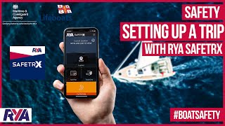 SETTING UP A TRIP WITH RYA SAFETRX - How To Walkthrough in the RYA SafeTrx App screenshot 2
