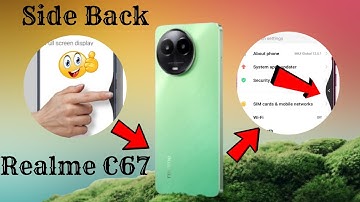 Realme C67 5G Side Back Settings | Realme C67 5G me Side se Back Kaise Kare