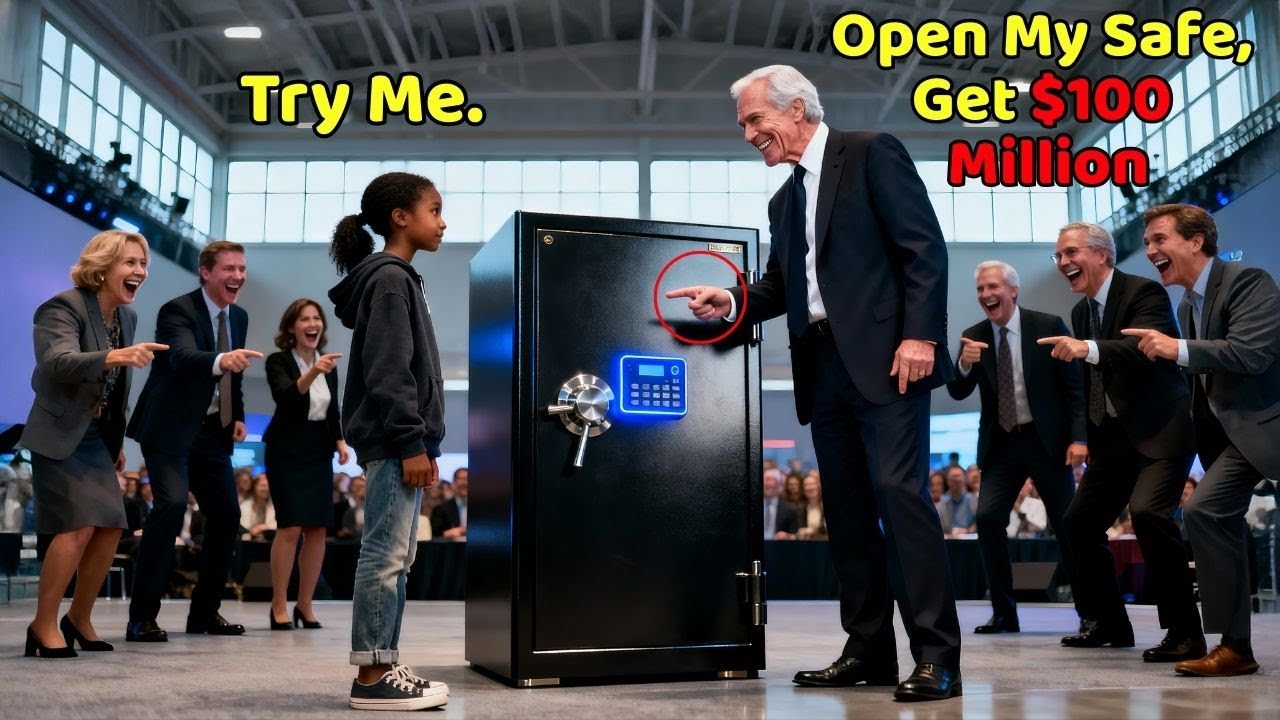 Billionaire Joked "Open My Safe, Get $100 Million" — Poor Black Girl Cracked Code No One Could