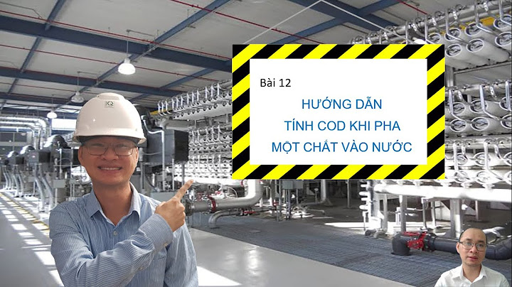 Tính toán khoối lượng nguyên liệu xử lý nước