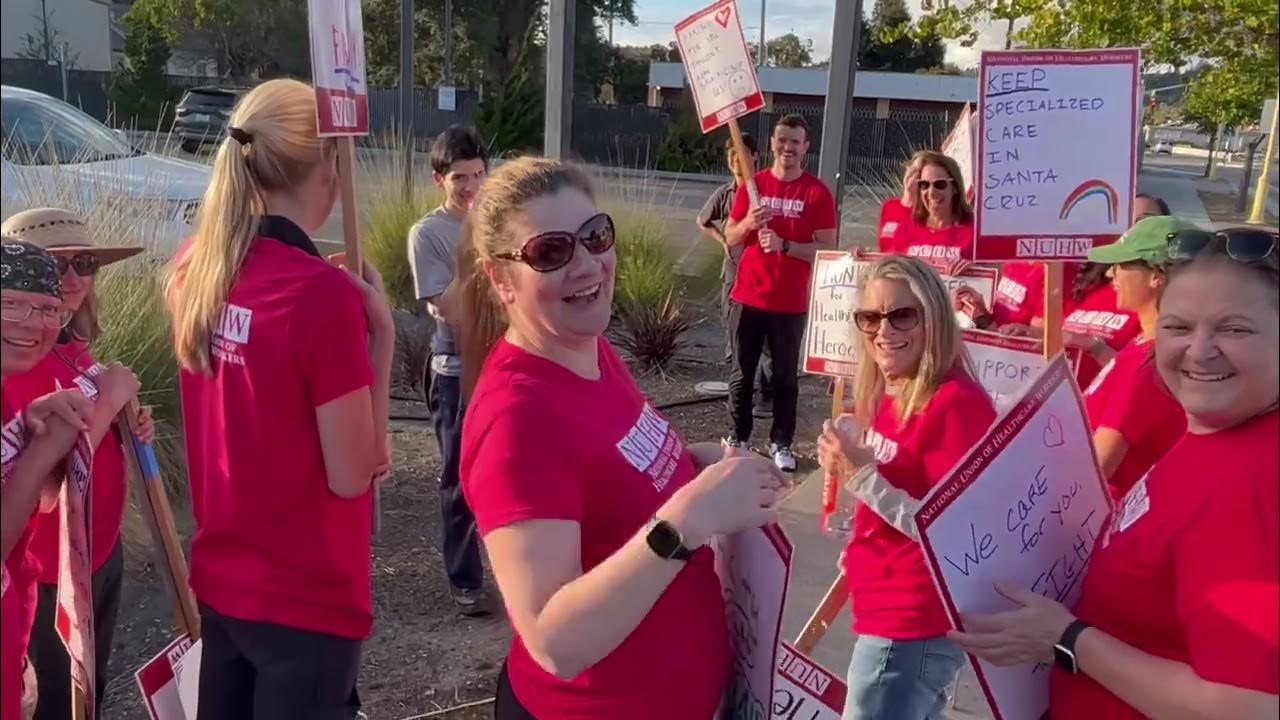 BREAKING NEWS Dignity Health Santa Cruz Strike Labor Action EXCLUSIVE