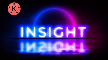 How to make a glow + flicker intro on Kinemaster | Step by step instructions