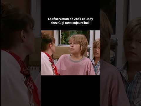 La réservation de Zack et Cody chez Gigi cest aujourdhui !