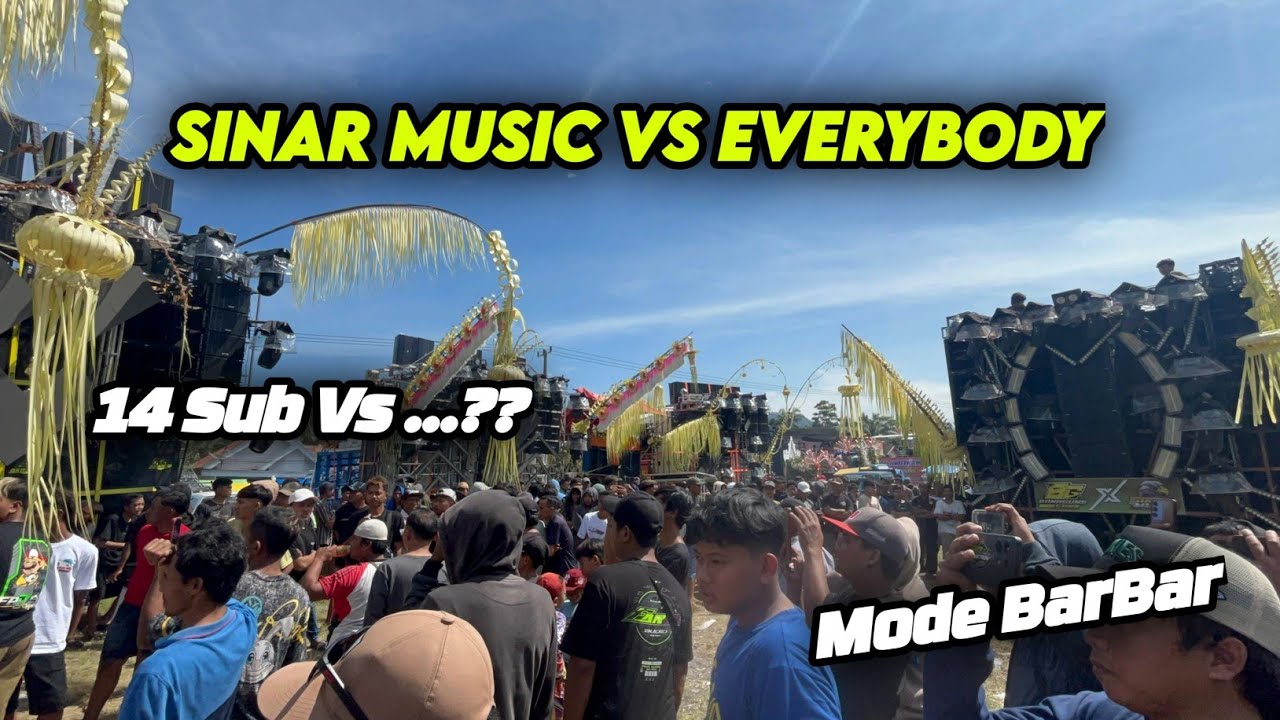 Battle Sinar Music VS Everybody | Mode Bar Bar Maju Sendirian buat Battle