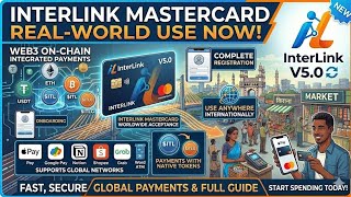 InterLink Card was designed to support BOTH Visa and Mastercard networks #ITLG #ITLX #ITL #InterLink