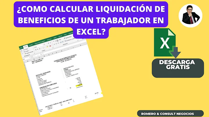 ¿Cómo calcular la liquidación de beneficios sociales de un trabajador? Excel Gratis