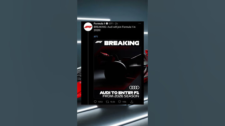 Audi entra en la F1