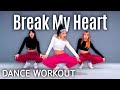 [Dance Workout] Dua Lipa - Break My Heart | MYLEE Cardio Dance Workout, Dance Fitness
