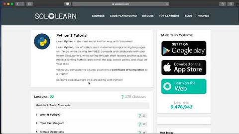 1. Getting started with sololearn.com - Digital Student Online School
