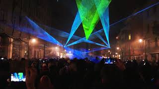 New Year's Laser Show in Constance, Germany 2019-2020 - Show part 1 | Laserworld