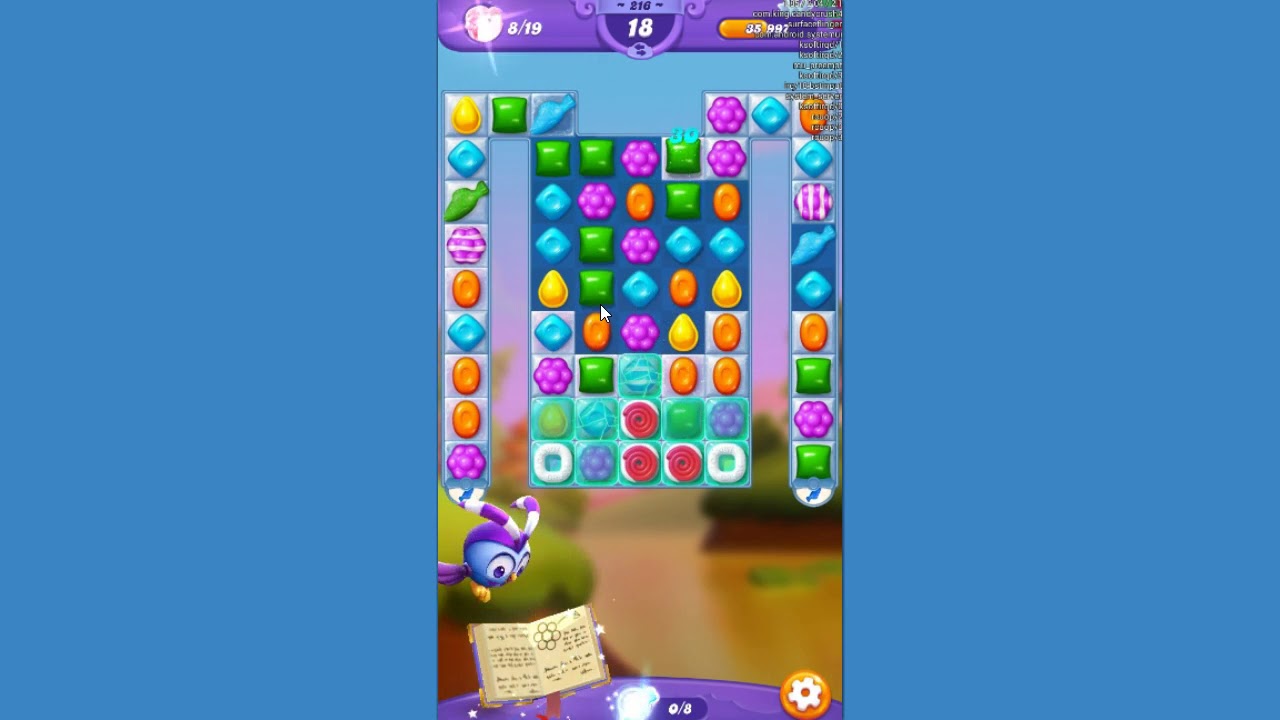 Candy Crush Friends Saga level 216 Friendly Fish Collected YouTube