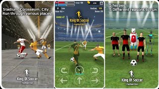 King Of Soccer : Football run ⚽ || Gameplay || || HD By HY-TEK GAMES || screenshot 1