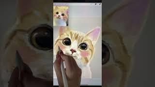 😍 #illustrationart #painting #artwork #art #procreateart #cat #procreate #procreateillustration