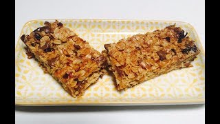 Apricot Chocolate Muesli Bar | How to make a muesli bar at home
