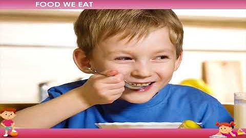 Food we eat | Kriti Educational Videos class-1