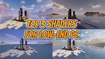 TOP 3 LOW-END SHADERS THAT CAN RUN ON ANY PC | MINECRAFT 1.19   [2022]