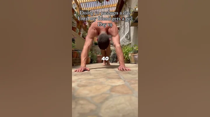 Almost 20 days #motivation #fitness #pushups #50pushups #challenge #calesthenics