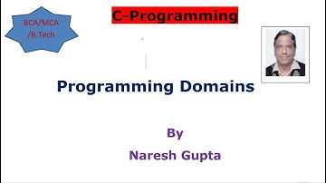 Programming Domains | Programming Domains in PPL