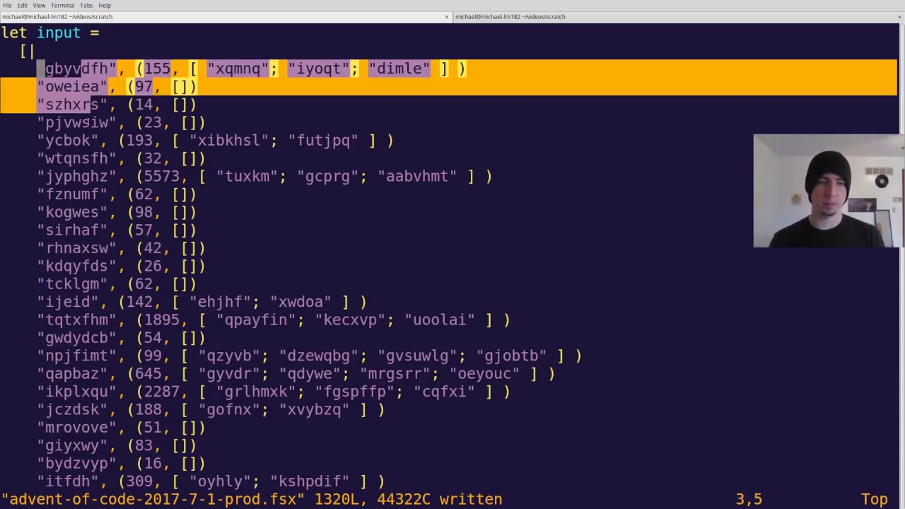 Advent of Code Day 7 Pt. 1 in F (2017) YouTube