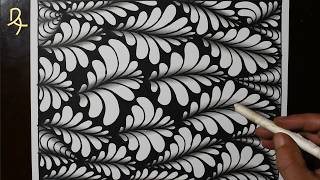 3D Zentangle Art for Beginners | Relaxing Drawing Step by Step