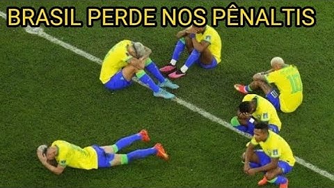 Pênaltis Brasil X Croácia 2a4 Brasil eliminado nas quartas de finais denovo