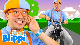 motorcycle tears up street blippi songs educational songs