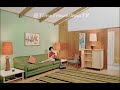 Pickwick Motor Inn, Plainview Long Island New York 1960s, Vintage Motel, Midcentury Modern Interior