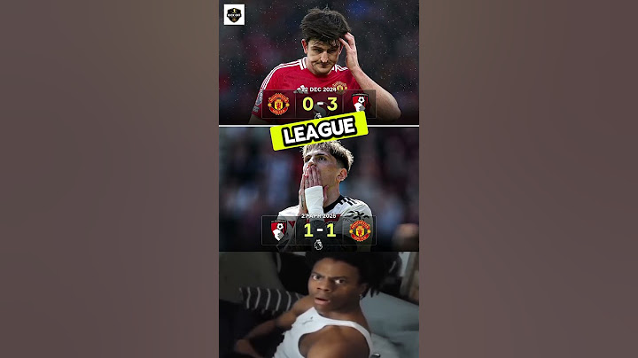 Man United fail to beat Bournemouth this Premier League season.  #manutd