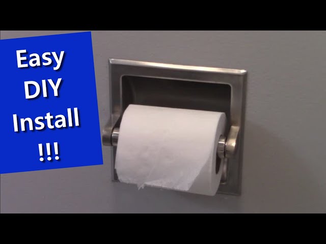 Turtles and Tails: Recessed Toilet Paper Holder (aka working with