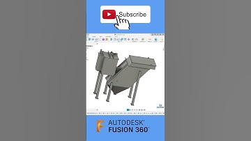 Autodesk Fusion 360 | 3D Modeling and Animation | Lamella Separator 3D Model  | #shorts