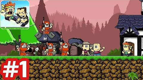 Dan The Man - Gameplay Walkthrough - Part 1 Stage 1 - 1 (iOS/Android)