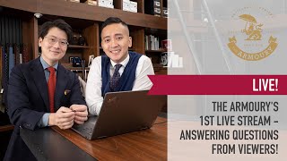 The Armoury's 1st Live Stream - Answering Questions from Viewers!