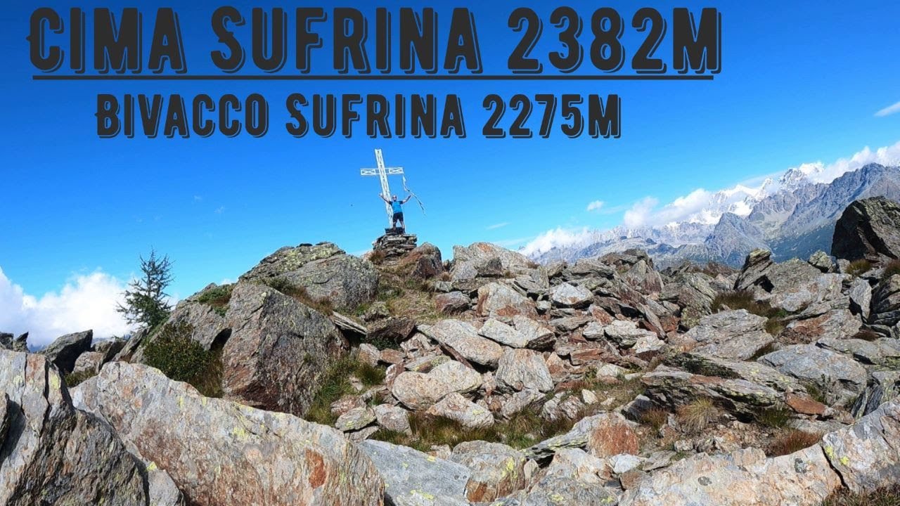 Cima Sufrina 2382m bivacco Sufrina 2275m Valmalenco ,Trekking Valtellina,Lombardia,Italy.