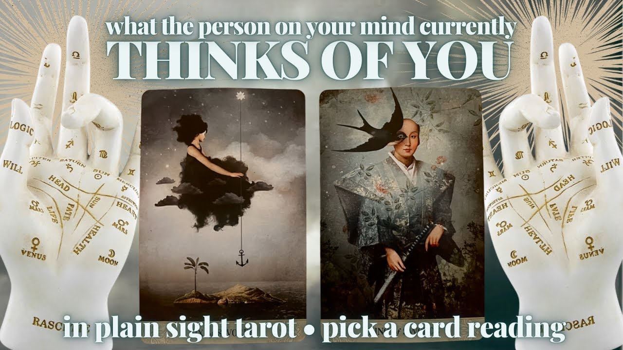 PICK A CARD: 💭 WHAT THE PERSON ON YOUR MIND THINKS OF YOU 🤔