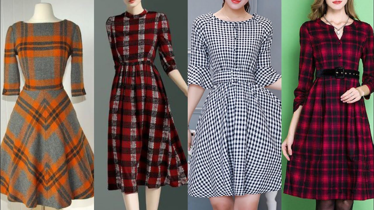 Top trandy cotton/linen/wool fabric winter collection A line dress/middi dress/skater dress