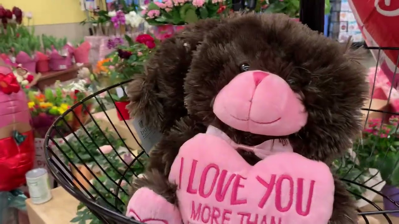 Valentines 2025 at Kroger flower shop