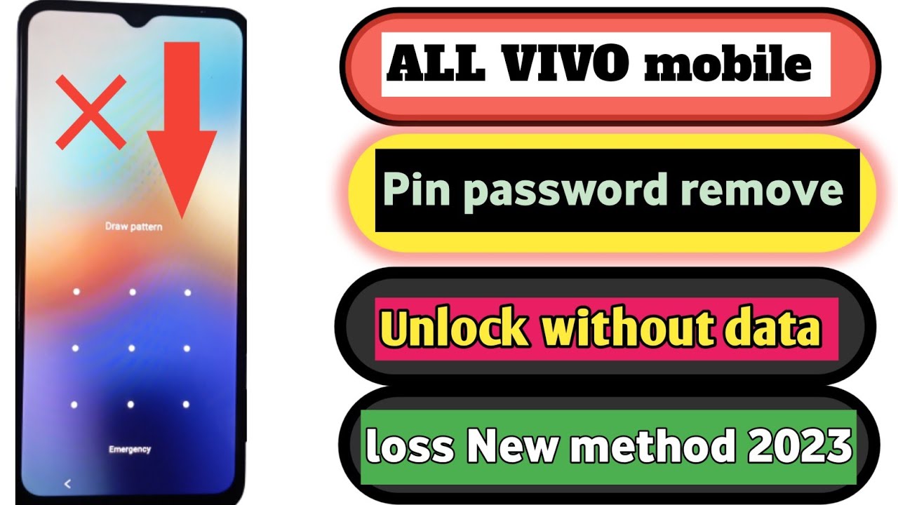 All VIVO mobile pin password unlock 2023 || vivo mobile pin password ...