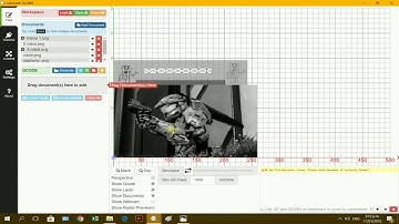 Position images on a Frame in LaserWeb and setup for the Emblaser 2