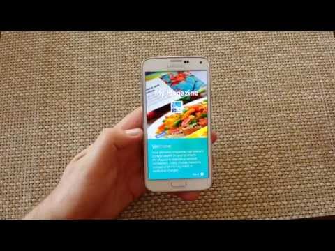 How to Turn off disable my magazine on Samsung Galaxy S5 from home screen magazines