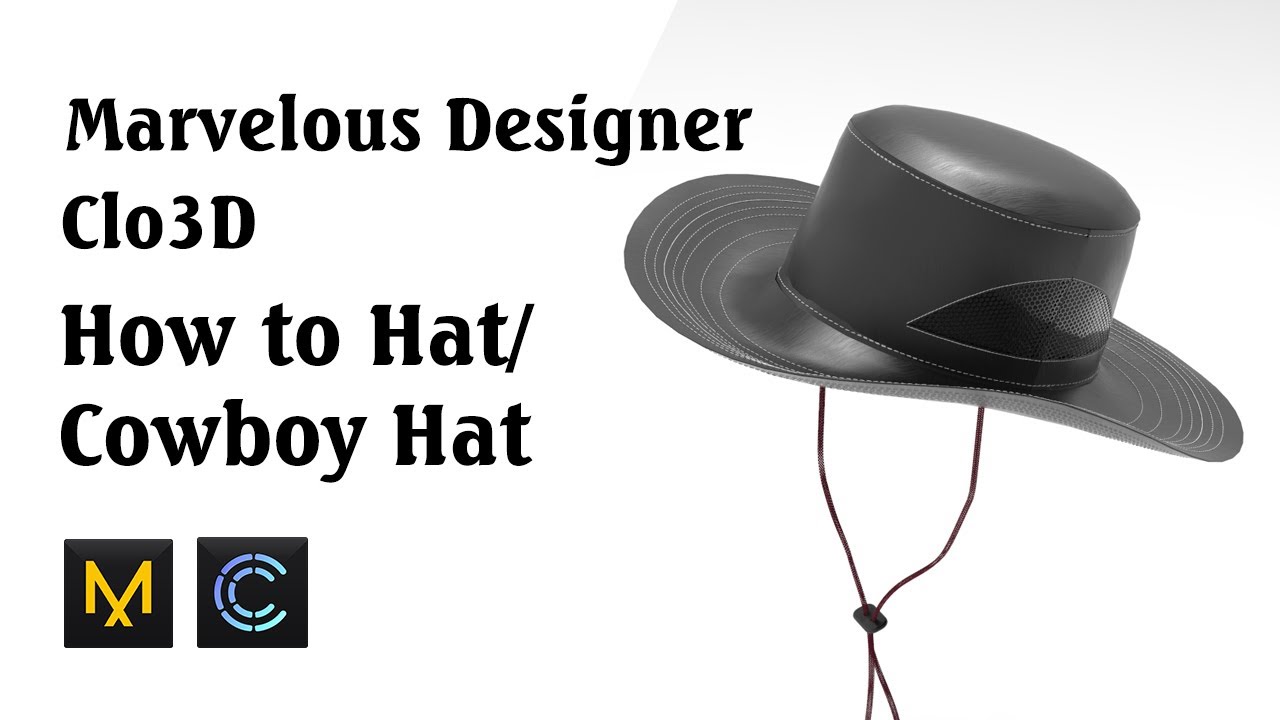MarvelousDesigner/Clo3D |Hat Making 