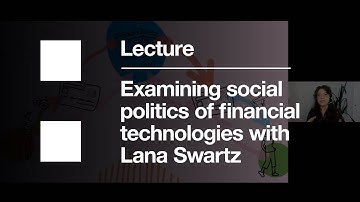 Communications and Media Annual Lecture 2020: Lana Swartz