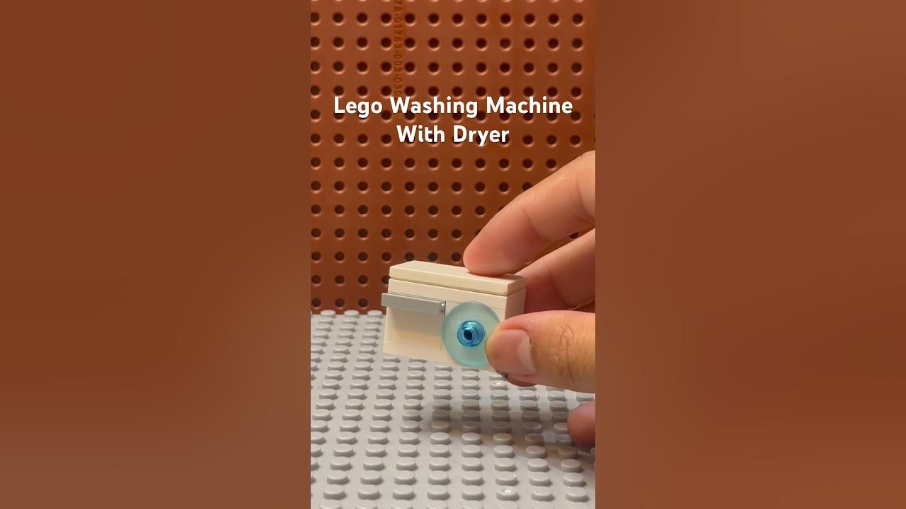 Building A Lego Washing Machine & Dryer Very Easy! YouTube