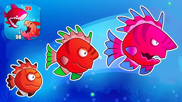 ✅ Eat Fish.IO - HUNGRY FISH 🐳 Gameplay | ALL LEVELS #5