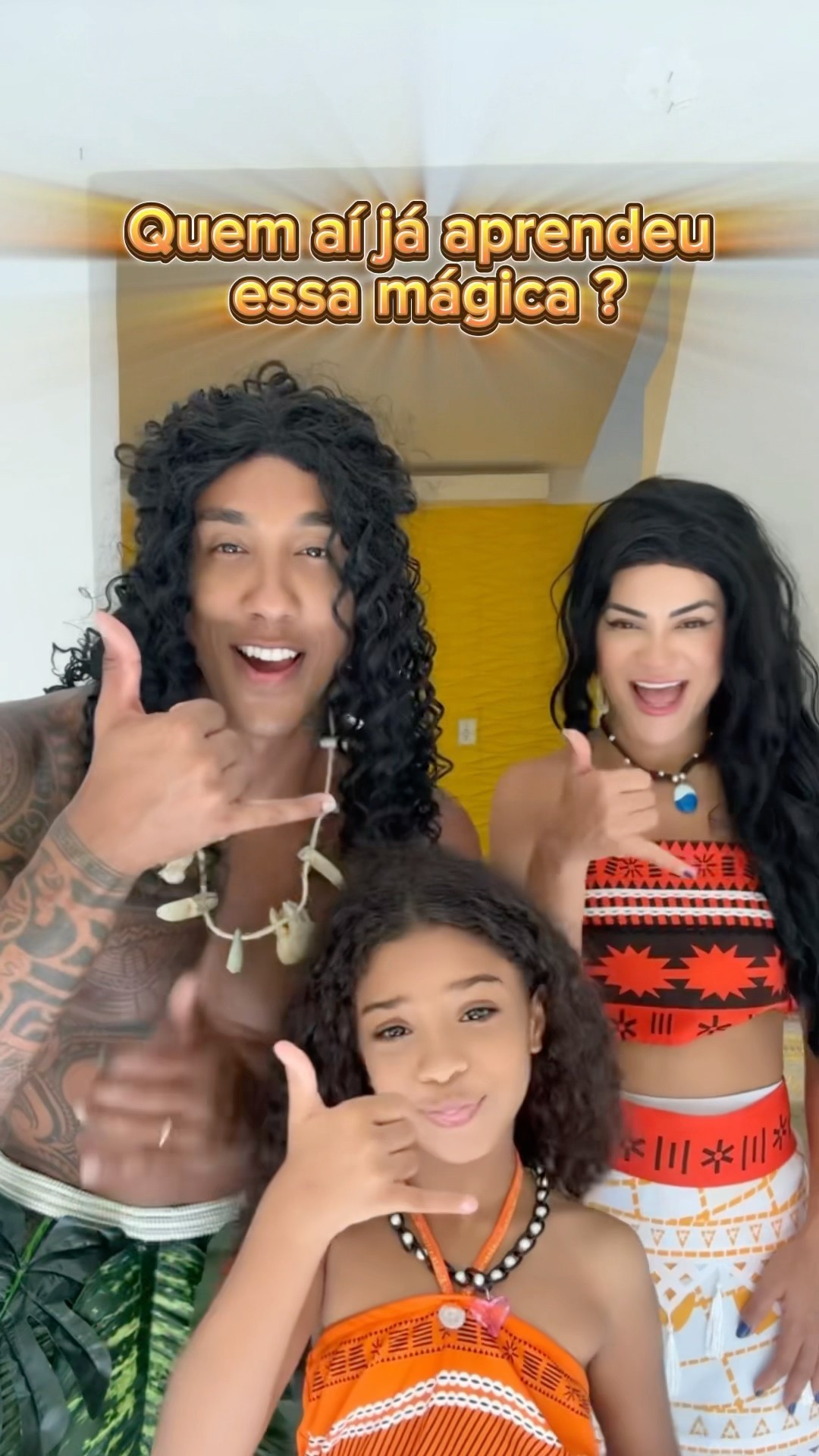 Só eu sei essa MÁGICA! ​⁠@mayca.brasil #challenge #magic #moana #funnymemes #funny #short