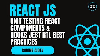 Unit Testing React Components & Hooks 🧪 | Jest + RTL Best Practices for Beginners