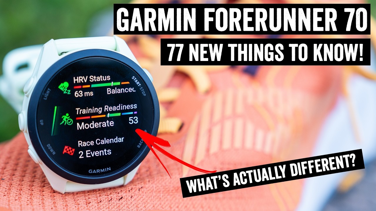 Garmin Forerunner 70: Here's 77 New Things To Know!